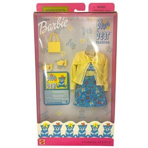 Vintage 2001 Mattel Barbie Animation Fashion Avenue Blue Bear Fashion #29150 NIB